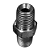 Adaptador Hidráulico 1/4" NPT x 1/4" NPT Macho Alta Pressão - Imagem 1