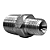 Adaptador Hidráulico Rosca NPT 1/8 x 1/4 Macho Alta Pressão - Imagem 10