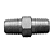 Adaptador Macho Rosca NPT 1/8" x 1/8" Metálico Alta Pressão - Imagem 10