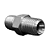 Adaptador Macho Rosca NPT 1/8" x 1/8" Metálico Alta Pressão - Imagem 7