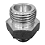 Adaptador JIC 3/4 x ORING ORB 1.1/16 Macho Alta Resistência - Imagem 8