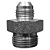 Adaptador JIC 3/4 x ORING ORB 1.1/16 Macho Alta Resistência - Imagem 7