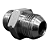 Adaptador Hidráulico 7/8 JIC x 7/8 ORING Macho Alta Pressão - Imagem 9
