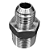 Adaptador Hidráulico 3/4 JIC x 3/4 NPT Macho Alta Pressão - Imagem 1