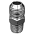 Adaptador Hidráulico 3/4" JIC x 3/8" NPT Macho Alta Pressão - Imagem 3