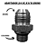 Adaptador Hidráulico 3/4" JIC x 9/16" ORING Alta Pressão - Imagem 2