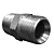 Adaptador Hidráulico 3/4" NPT x 3/4" NPT Macho Alta Pressão - Imagem 6