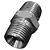 Adaptador Hidráulico 3/8" NPT x 3/8" NPT Macho Alta Pressão - Imagem 6
