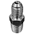 Adaptador Hidráulico 7/16" JIC x 1/4" NPT Macho Alta Pressão - Imagem 6