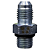 Adaptador Hidráulico 7/16" JIC x 7/16" ORING Macho Alta Pressão - Imagem 3