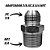 Adaptador Hidráulico 7/8" JIC x 3/4" NPT Macho Alta Pressão - Imagem 2