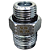 Adaptador Hidráulico 7/8 JIC x 3/4 ORING Macho Alta Pressão - Imagem 6