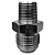 Adaptador Hidráulico Macho 7/8" JIC x 3/8" NPT Alta Pressão - Imagem 1