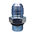 Adaptador Hidráulico 9/16 JIC x 1/2 ORING Macho Alta Pressão - Imagem 5