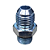 Adaptador Hidráulico 9/16 JIC x 1/2 ORING Macho Alta Pressão - Imagem 1