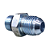 Adaptador Hidráulico 9/16 JIC x 1/2 ORING Macho Alta Pressão - Imagem 10