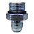 Adaptador Hidráulico 9/16" JIC x 3/4" ORING Aço Alta Pressão - Imagem 8