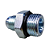 Adaptador Hidráulico 9/16" JIC x 3/4" ORING Aço Alta Pressão - Imagem 10