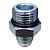 Adaptador Hidráulico 9/16" JIC x 3/4" ORING Aço Alta Pressão - Imagem 5