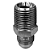 Adaptador Hidráulico 9/16" JIC x 3/8" NPT Macho Alta Pressão - Imagem 5