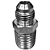 Adaptador Hidráulico 9/16" JIC x 3/8" NPT Macho Alta Pressão - Imagem 1