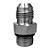 Adaptador Hidráulico 9/16 JIC x 9/16 ORING Alta Pressão - Imagem 5