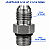 Adaptador Hidráulico 9/16 JIC x 9/16 ORING Alta Pressão - Imagem 2