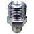 Adaptador Hidráulico 9/16" JIC x 1/2" NPT Macho Alta Pressão - Imagem 1