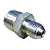 Adaptador Hidráulico 9/16" JIC x 1/2" NPT Macho Alta Pressão - Imagem 7
