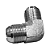 Adaptador 90° 1.1/16" JIC x 1.1/16" JIC Alta Resistência - Imagem 1