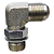 Adaptador Hidráulico 90° 7/8" JIC x 7/8" ORING - Orientável - Imagem 3