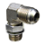 Adaptador Hidráulico 90° 7/8" JIC x 7/8" ORING - Orientável - Imagem 1
