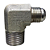 Adaptador 90° 1.1/16" JIC Macho x 1" NPT Macho Hidráulico - Imagem 5