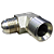 Adaptador 90° 1.1/16" JIC Macho x 1" NPT Macho Hidráulico - Imagem 7