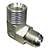 Adaptador 90° 1.1/16" JIC Macho x 1" NPT Macho Hidráulico - Imagem 1