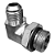 Adaptador Hidráulico 90° JIC Macho 1.1/16" x ORING 1.5/16" - Imagem 4