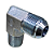 Adaptador Hidráulico 90° 3/4" JIC Macho x 3/8" NPT Macho - Imagem 7
