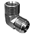 Adaptador Hidráulico 90° 1.5/8" JIC x 1.1/4" NPT Aço Carbono - Imagem 6
