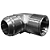Adaptador Hidráulico 90° 1.5/8" JIC x 1.1/4" NPT Aço Carbono - Imagem 3