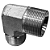 Adaptador Hidráulico 90° 1.5/8" JIC x 1.1/4" NPT Aço Carbono - Imagem 1