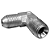 Adaptador Hidráulico 90° 1/2" JIC Macho x 1/4" NPT Macho - Imagem 9