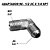 Adaptador Hidráulico 90° 1/2" JIC Macho x 1/4" NPT Macho - Imagem 2