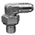 Adaptador Hidráulico 90° 7/16" JIC x 7/16" ORING Orientável - Imagem 6