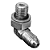 Adaptador Hidráulico 90° 7/16" JIC x 7/16" ORING Orientável - Imagem 4