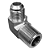 Adaptador Hidráulico 90° 7/8" JIC x 3/4" NPT Alta Pressão - Imagem 1