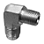 Adaptador Hidráulico 90° 7/8" JIC x 3/8" NPT Alta Pressão - Imagem 1