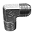 Adaptador Hidráulico 90° 1.1/16 JIC x 3/4 NPT Alta Pressão - Imagem 8
