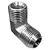 Adaptador Hidráulico 90° 1.1/16 JIC x 3/4 NPT Alta Pressão - Imagem 3