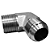 Adaptador Hidráulico 90° 1.5/16" JIC x 1" NPT Alta Pressão - Imagem 10
