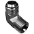 Adaptador Hidráulico 90° 1.5/16" JIC x 1" NPT Alta Pressão - Imagem 1
